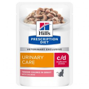 HILLS PD C/D Hill's Prescription Diet Urinary care/Urinary Stress with Salmon 12 x 85 g